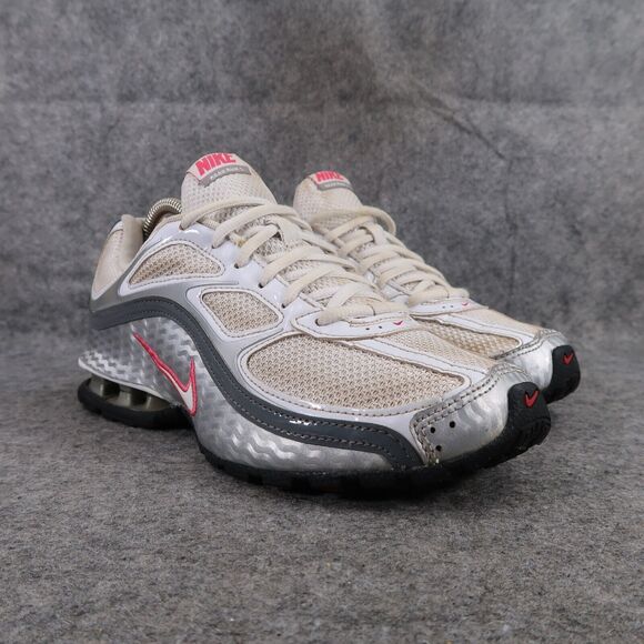 Nike Shoes Womens 8 Athletic Trainers Reax Run 5 Sport Active Comfort White Grey - Picture 1 of 14